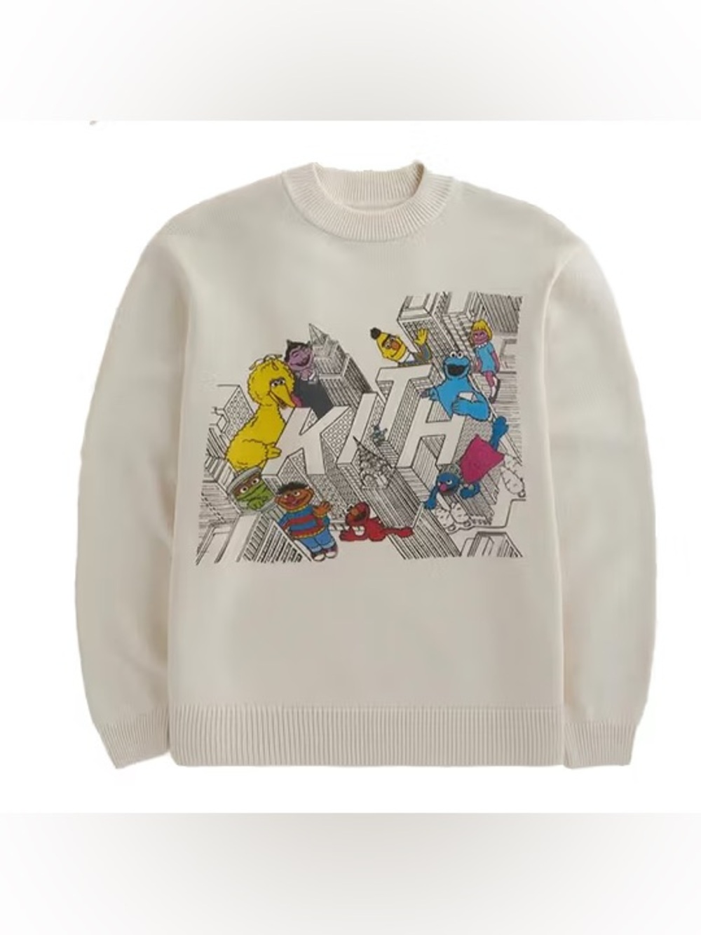NWT KITH x Sesame Street City Outline Sweater : Medium